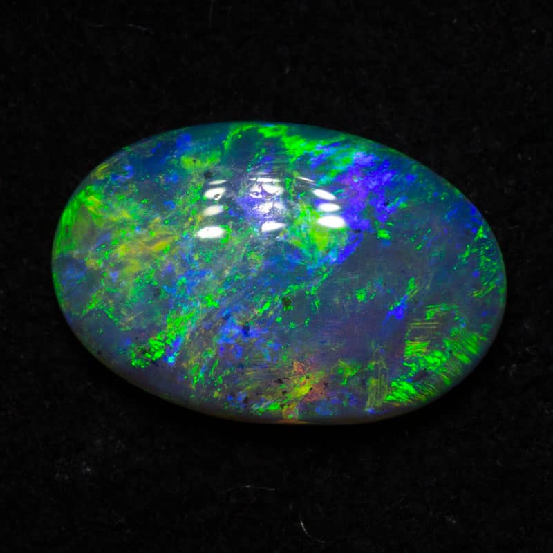 0.85 ct crystal opal 9x6x2.3mm