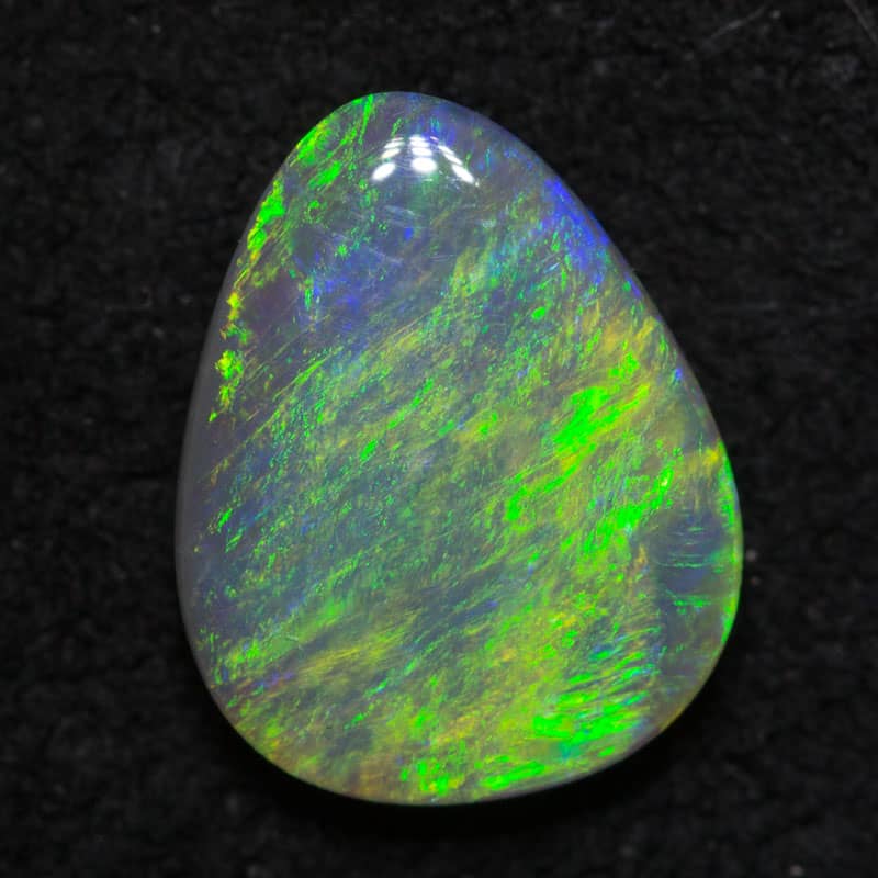 0.85 ct dark opal 9x7x4mm