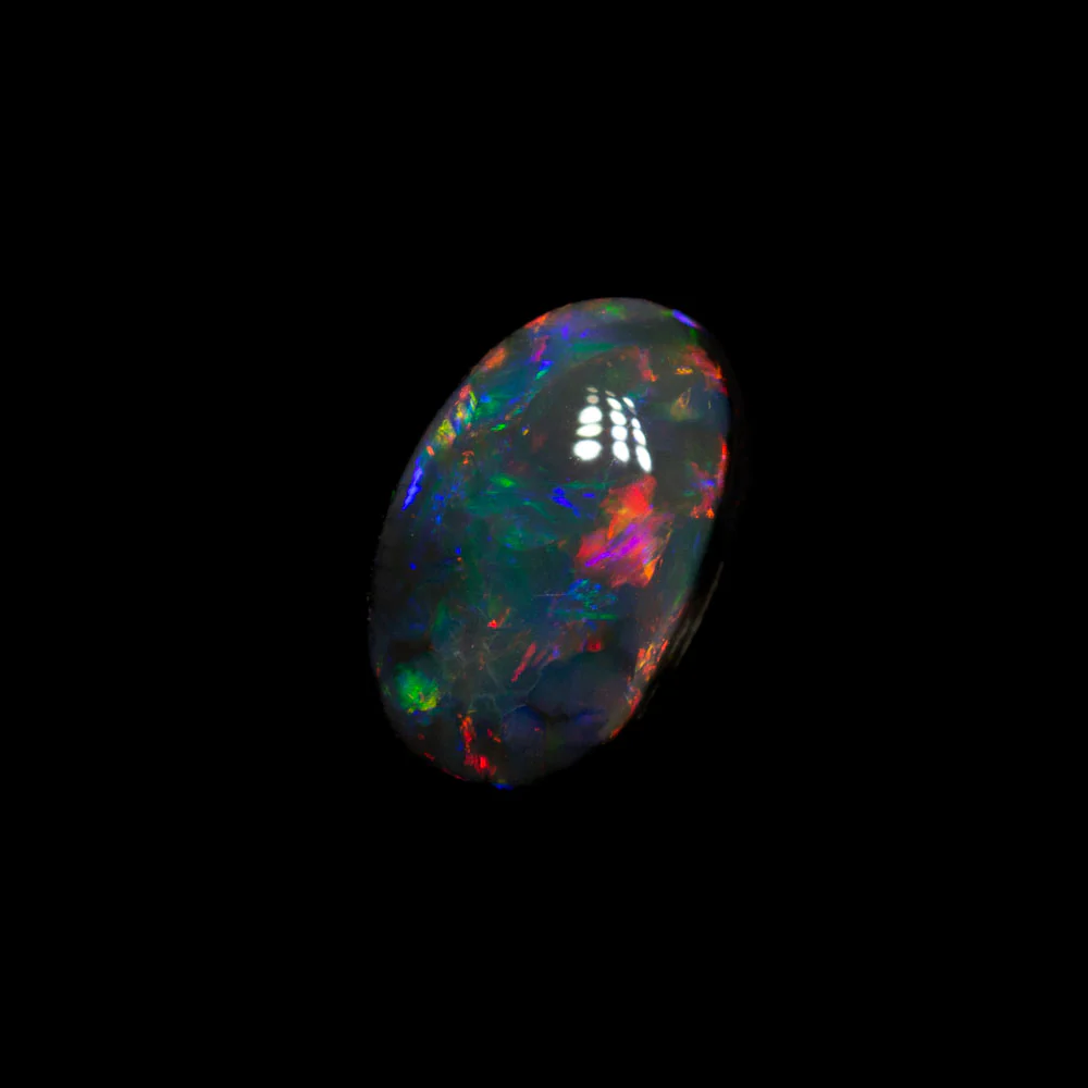 0.86 ct black opal 7.8x4.9x3.3mm - Image 2