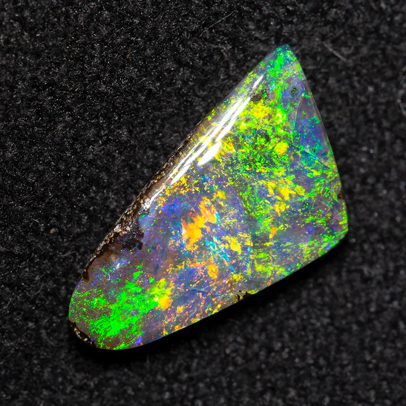 0.87 ct boulder opal 9.9x5.7x2.1mm