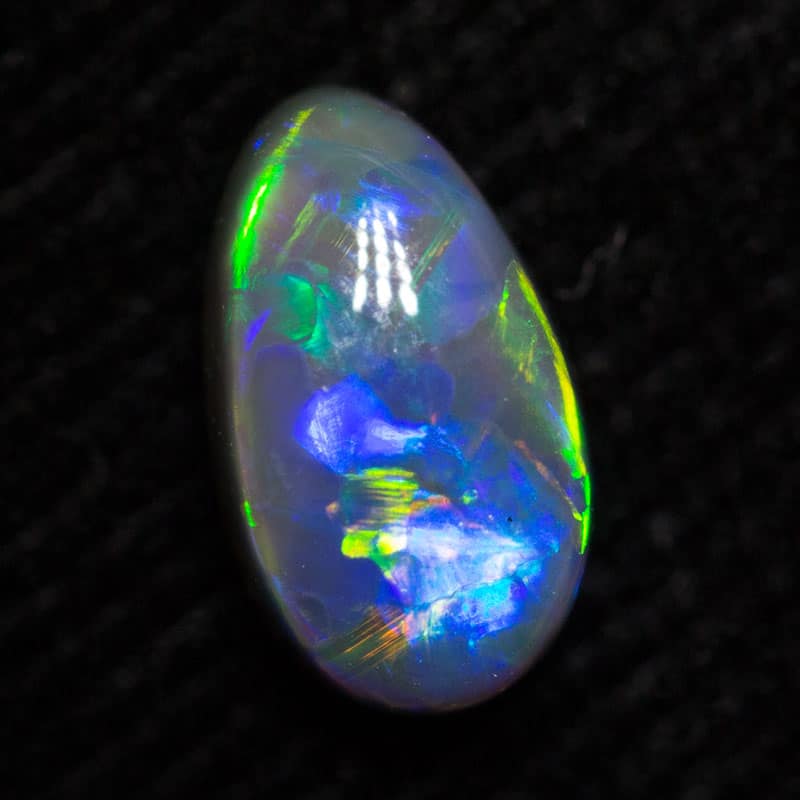 0.88ct black opal 8x4.8x4.8mm