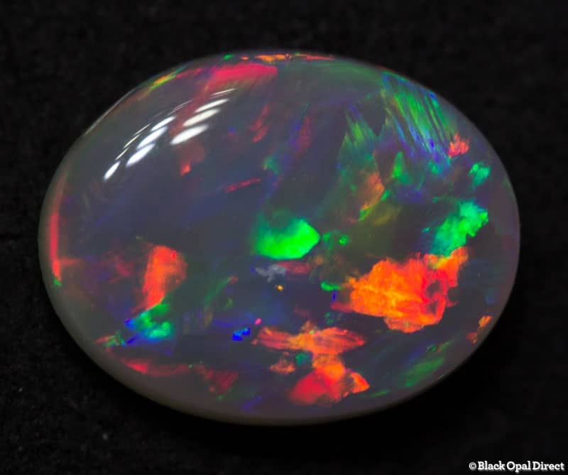 0.91 ct crystal opal 8x6.5x2mm