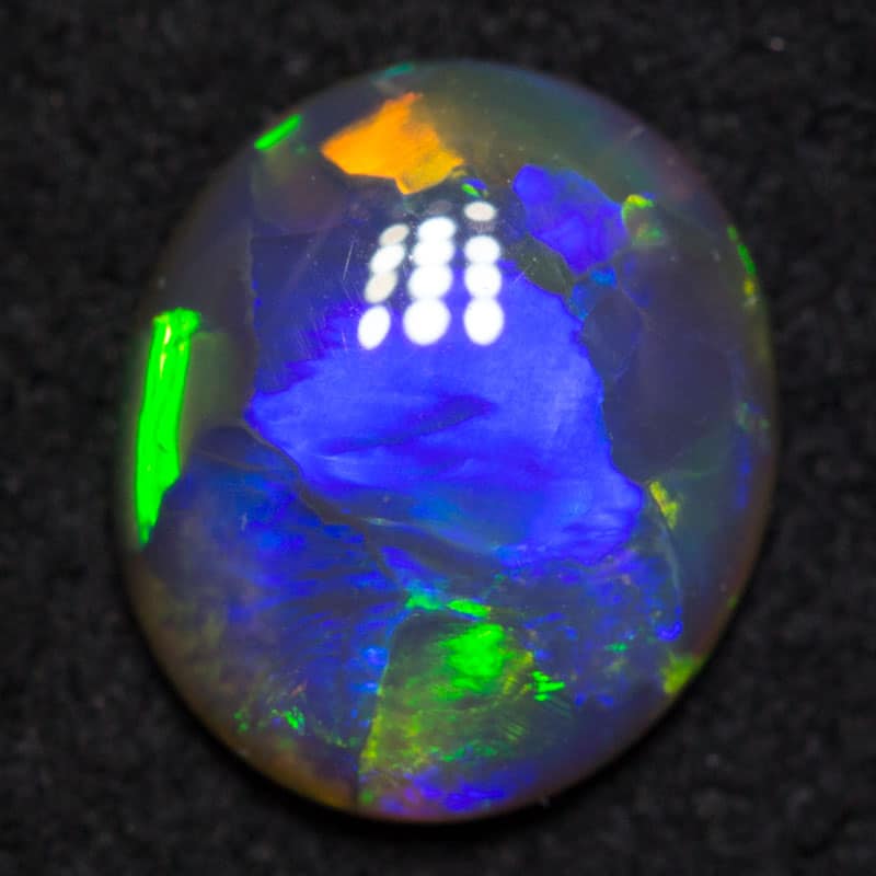 0.92 ct black opal 8.3x7x2.5mm