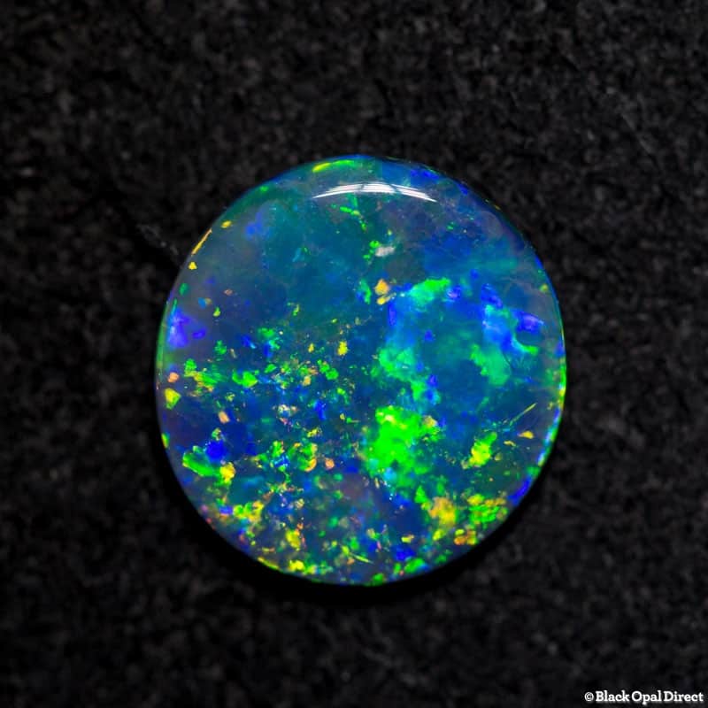 0.94 ct black opal 8.5x8x2mm