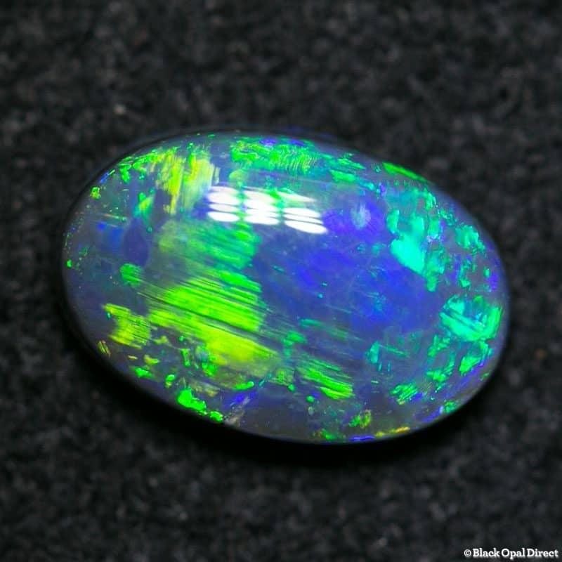 0.94 ct black opal 9x6x3mm