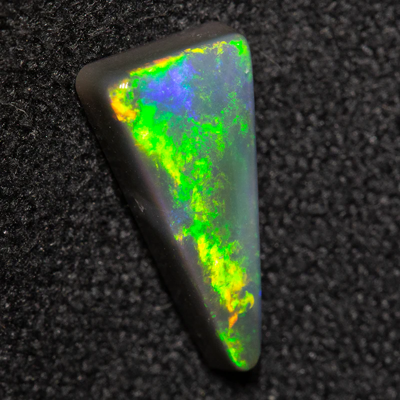 0.96 ct black opal 10.7x5.4x2.8mm