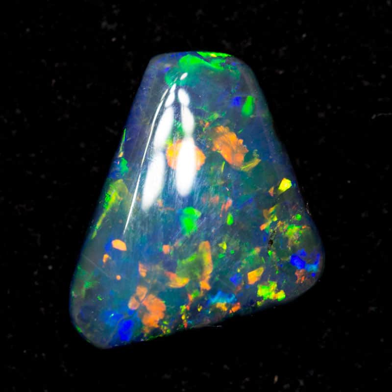 0.96 ct black opal 9.3x7x2.3mm
