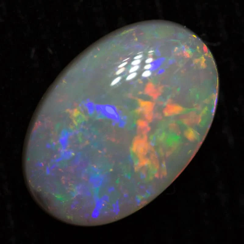 0.97 ct dark opal 8.8x5..9x2.8mm