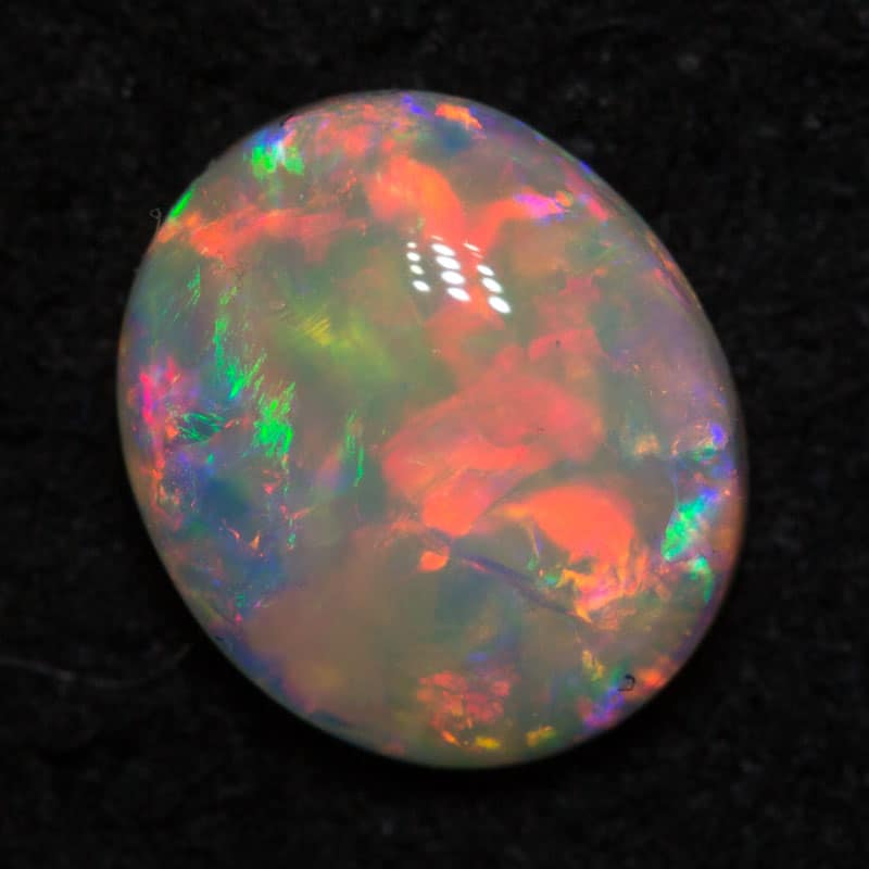 0.97 ct gem crystal opal 7.8x6.5x3mm