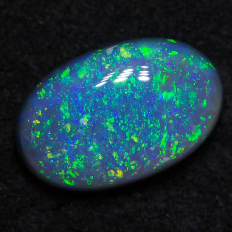 0.97ct black opal 8.4x5.5x3mm