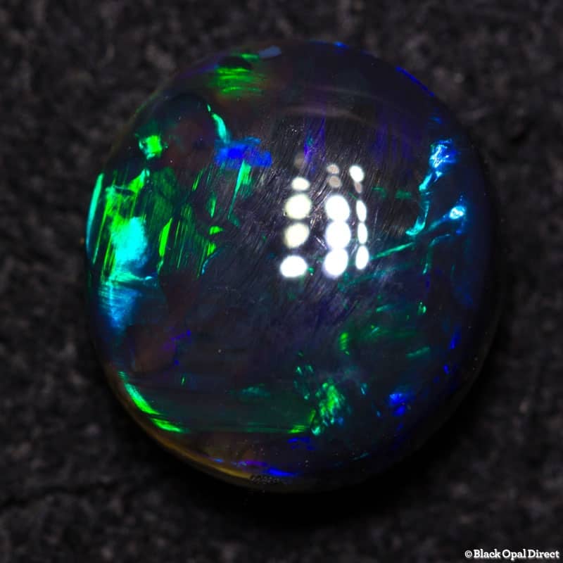 1.00 ct black opal 6.5x6x3mm