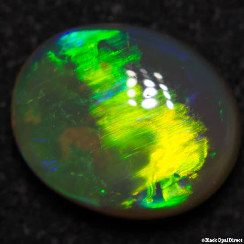 1.00 ct dark crystal opal 7x6x3mm