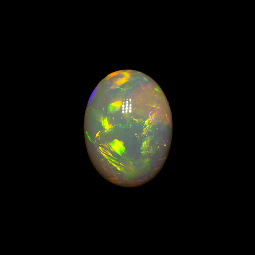 1.01 ct dark crystal opal 8x6.1x3.4mm