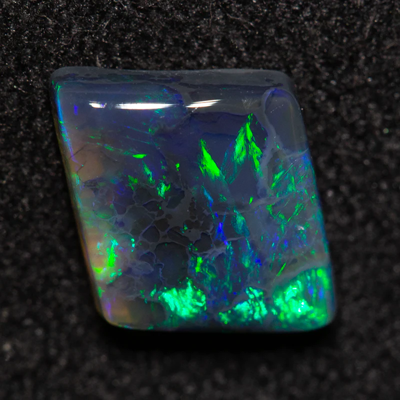 1.02 ct black opal 9.9x8x2.6mm