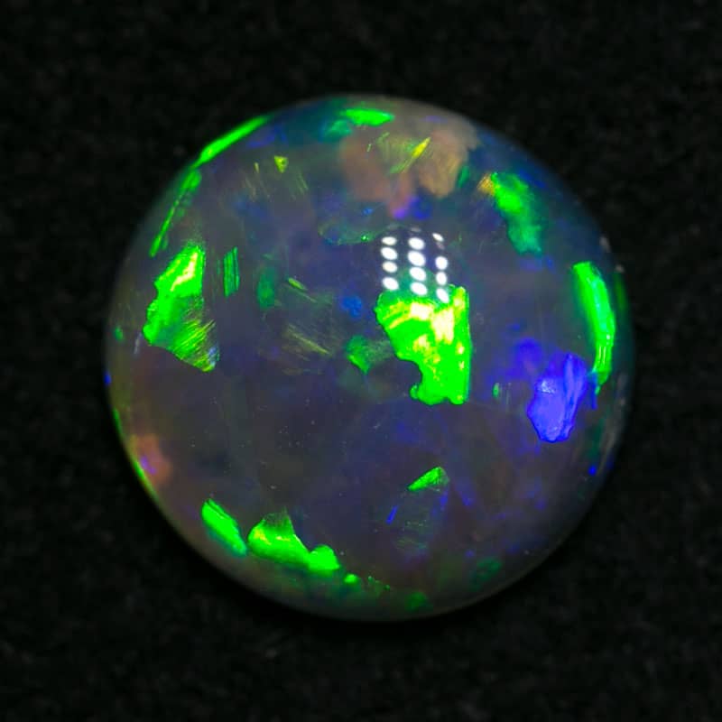 1.03 ct crystal opal 7mm round x 3mm thick