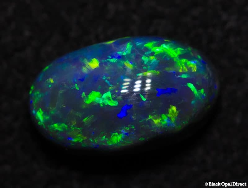1.04 ct black opal 7.5x4.5x4mm