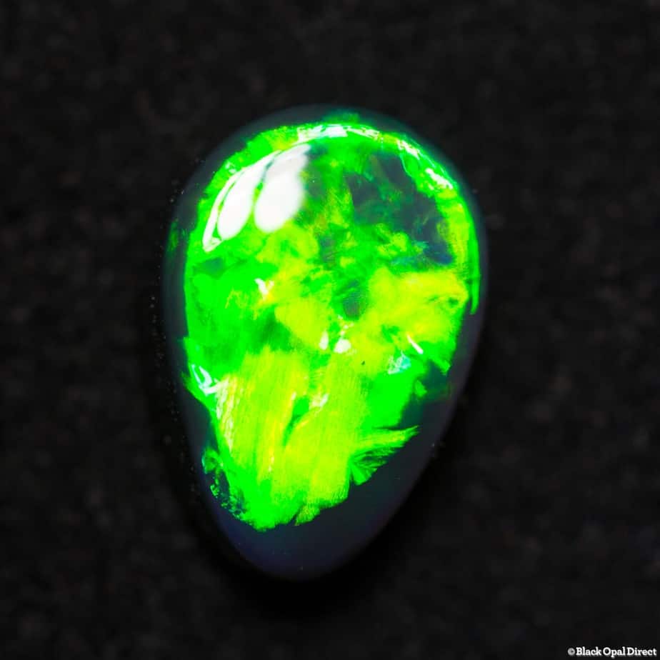 1.04 ct gem black opal drop shape 8x5x5x3mm