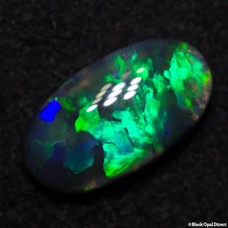 1.05 ct black opal 10x6x3mm
