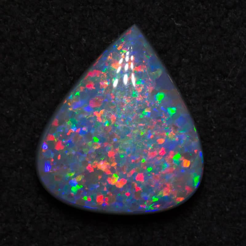 DEPOSIT 1.05 ct gem black opal 9x7.5x2.5mm - Image 2