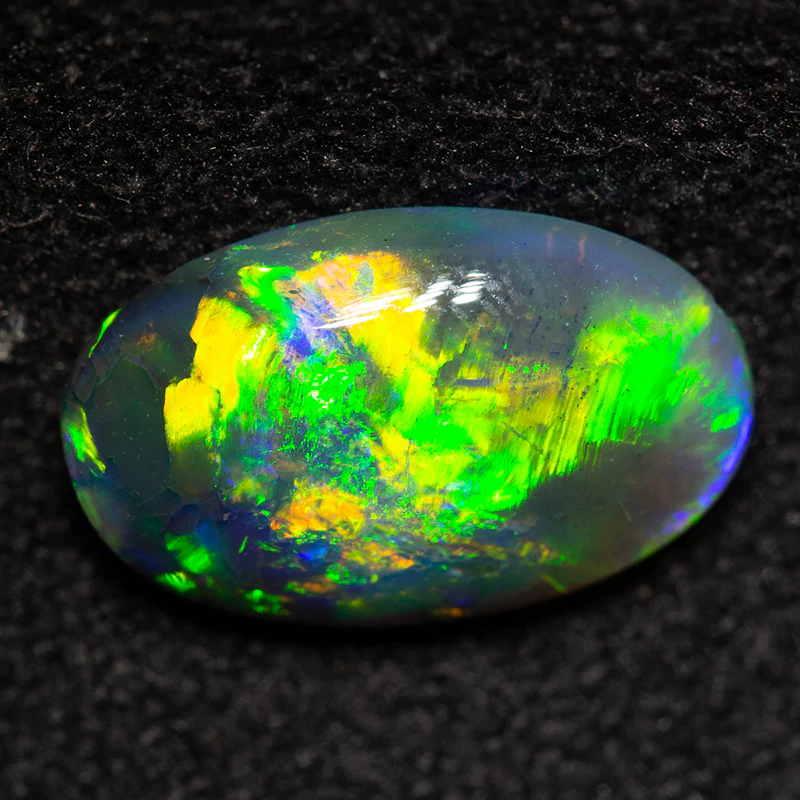 1.07 ct black opal 10.3x6.4x2.5mm - Image 2