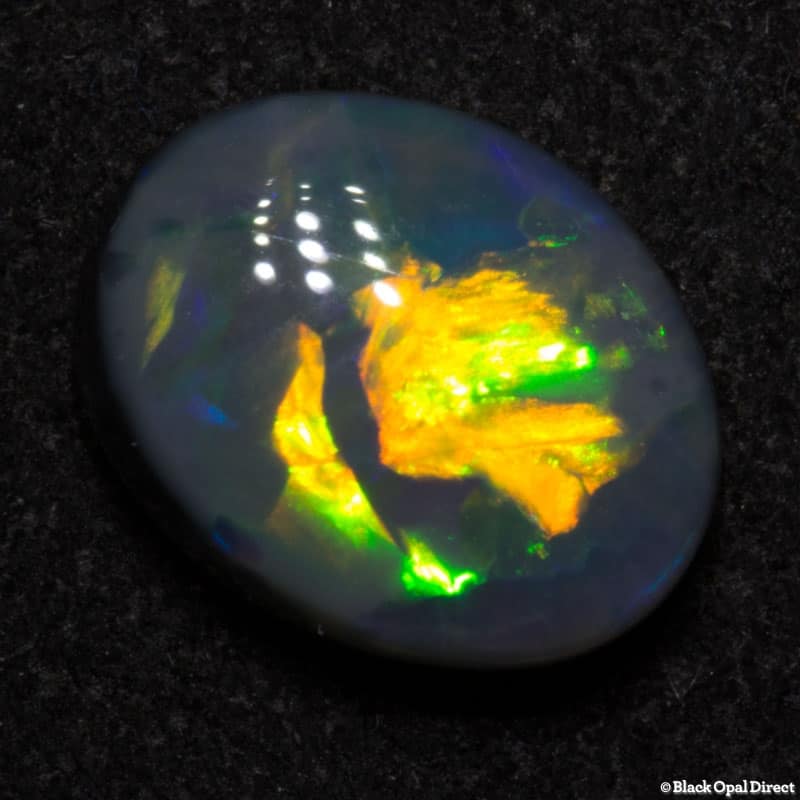 1.07 ct black opal 8x6x3mm
