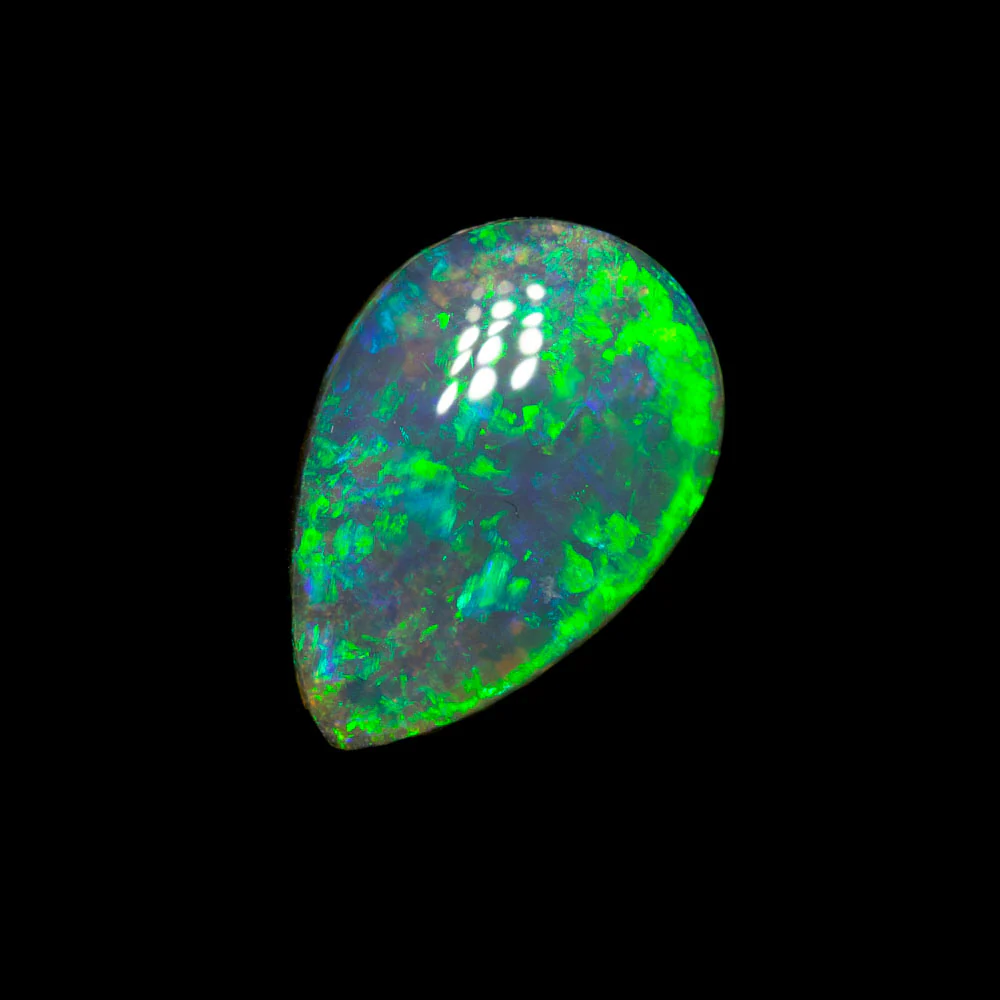 1.07 ct dark crystal opal 9.4x6.3x2.9mm
