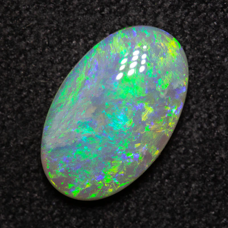 1.07 ct dark opal 10.1x6.3x2.6mm