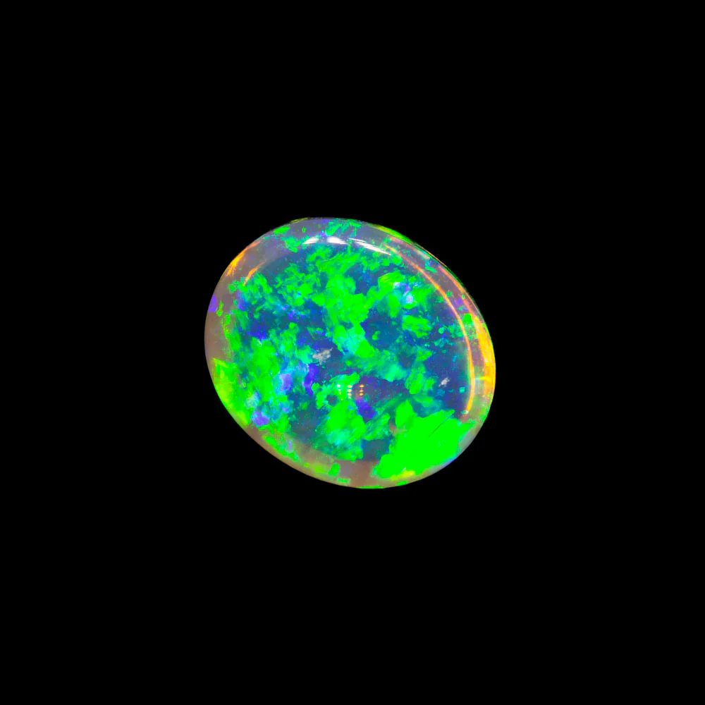 1.09 ct double-sided crystal opal 7.7x6.6x3.3mm - Image 2
