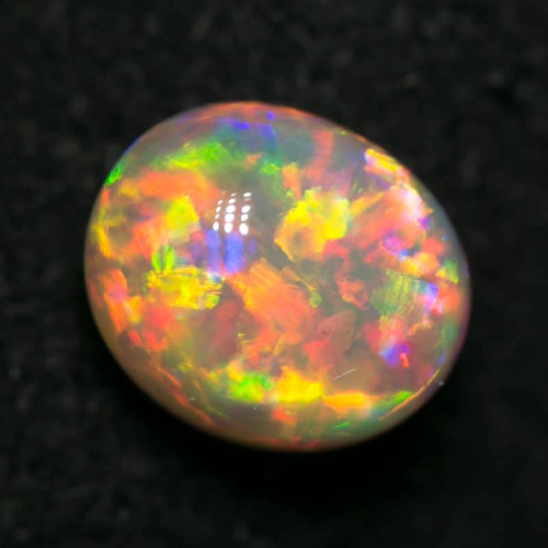 1.09ct gem crystal opal double sided 6.5x5x4.5mm