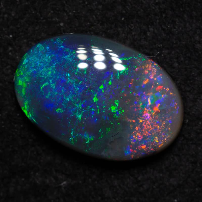 1.11 ct black opal 10x6.7x2.5mm