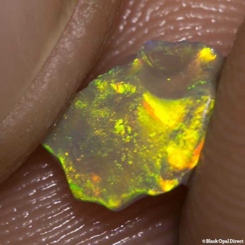 1.11 ct rough opal piece 8mm across