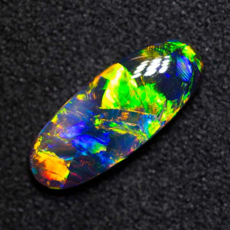 1.12 ct black opal 11.9x4.8x2.6mm