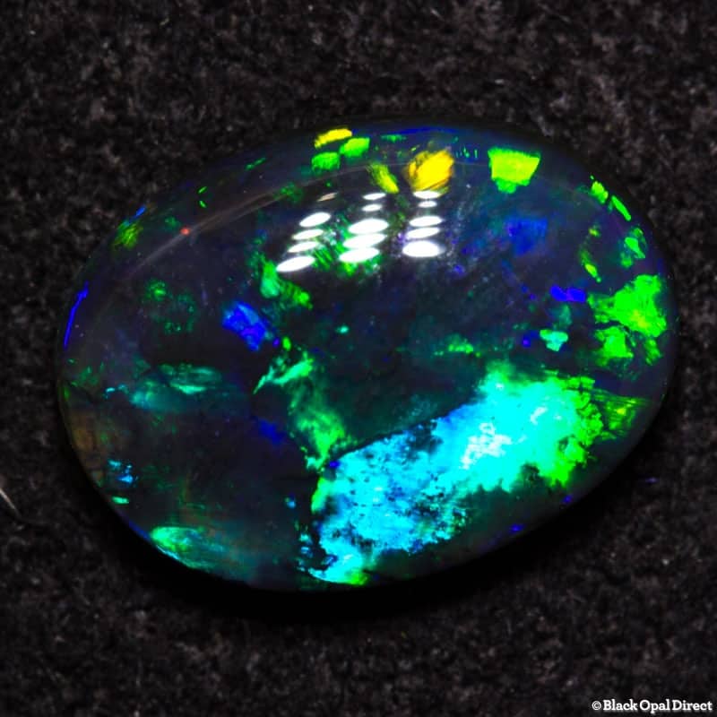 1.12 ct black opal 9x7x3mm