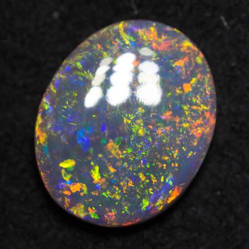 1.13ct black opal 9.3x7.3x2mm