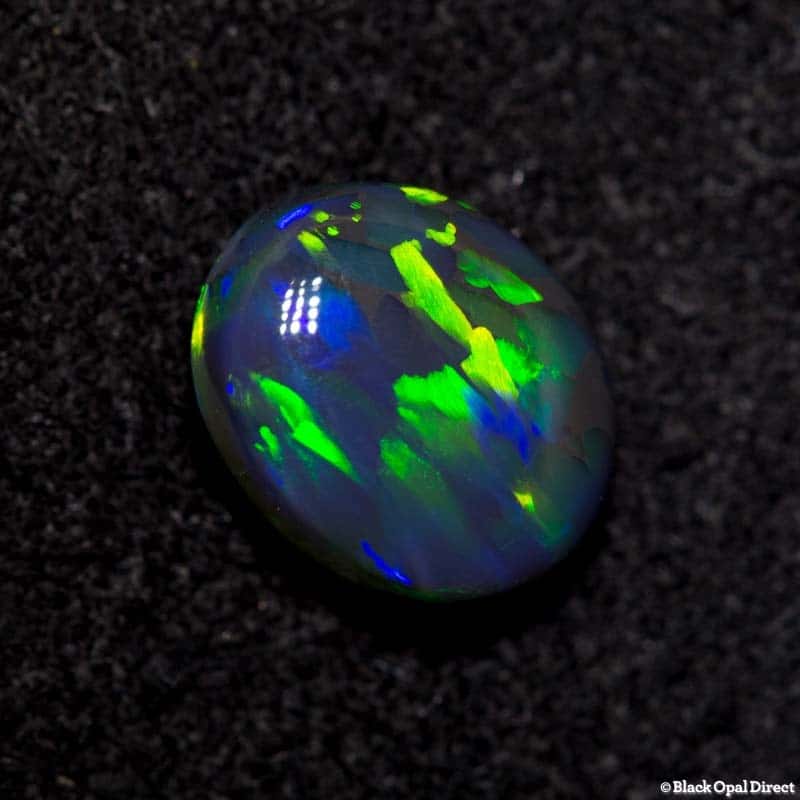 1.14 ct black opal 8x6x3mm
