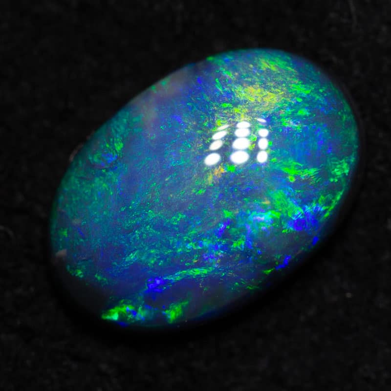 1.14 ct black opal 9.1x6.1x3.3mm