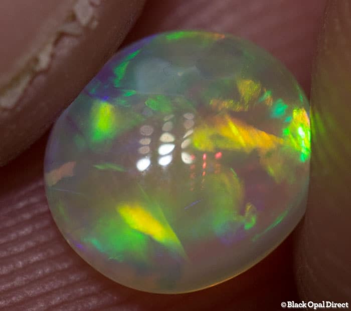 1.14 ct double sided gem crystal opal 7.5x7x3mm - Image 3