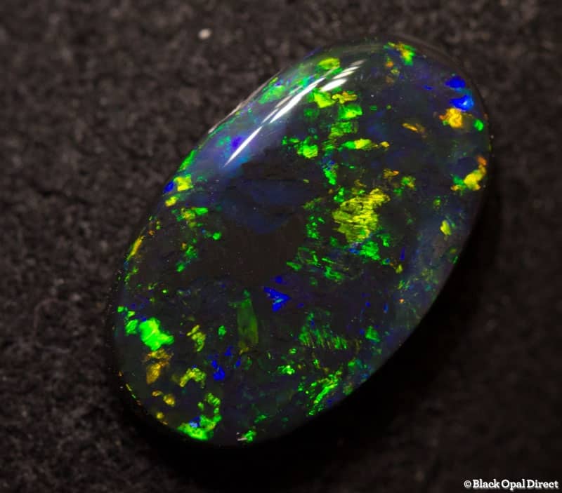 1.15 ct black opal 10x6x2mm