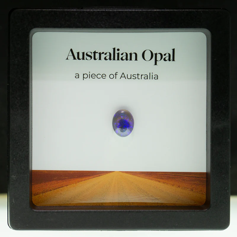 1.16 ct black crystal opal treasure box