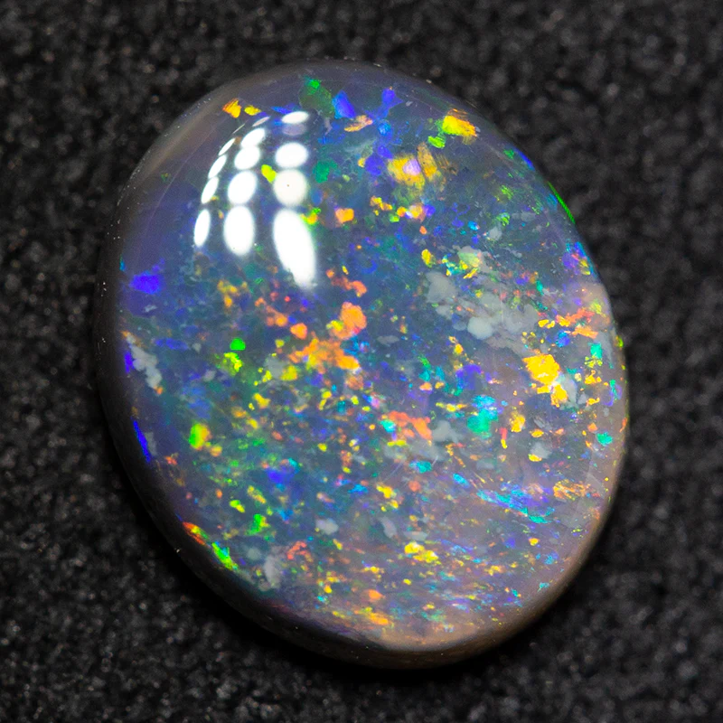 1.16 ct black opal 8.6x7.2x2.8mm