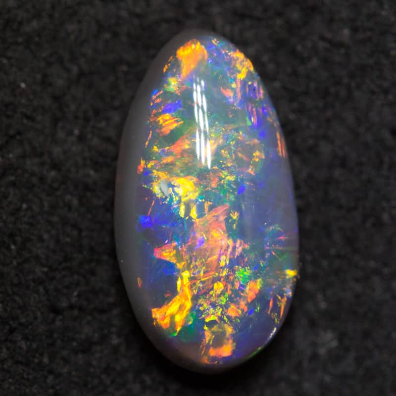 1.16 ct black opal 9.7x5.5x3.9mm