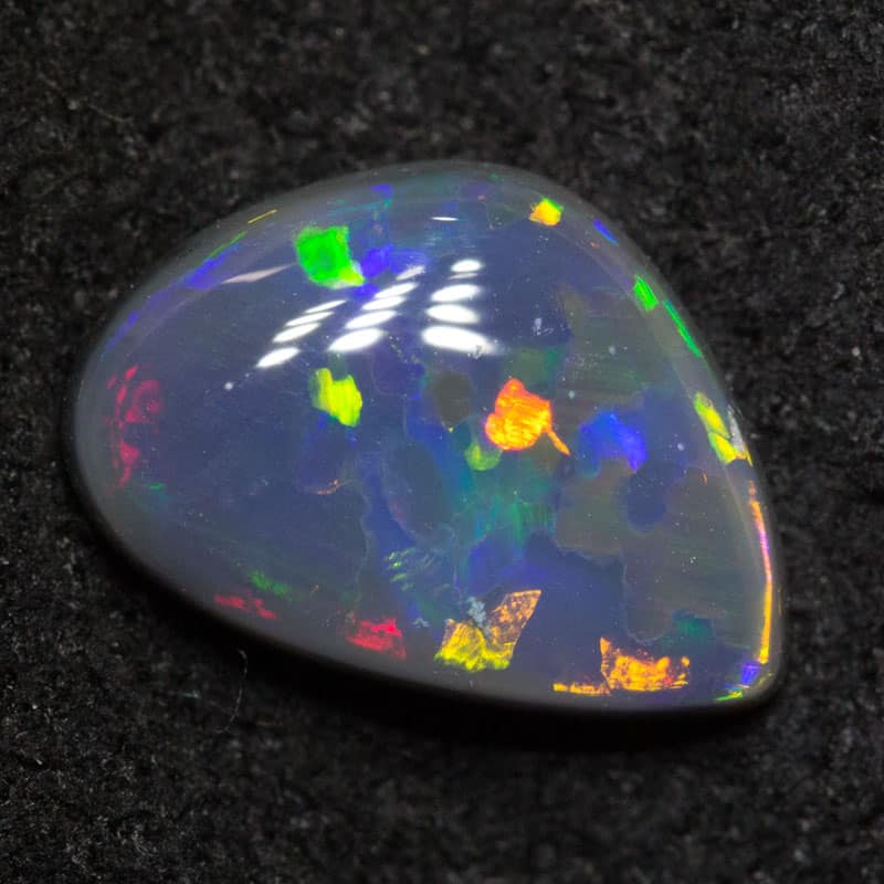 1.17 ct black opal 9.5x6.5x3mm