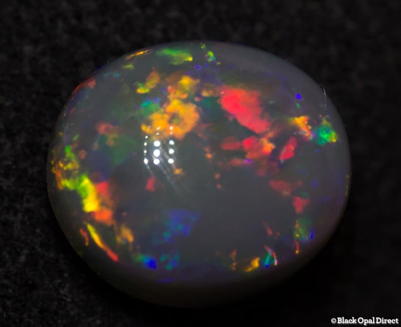 1.17 ct semi black opal 7.5x6.5x4mm