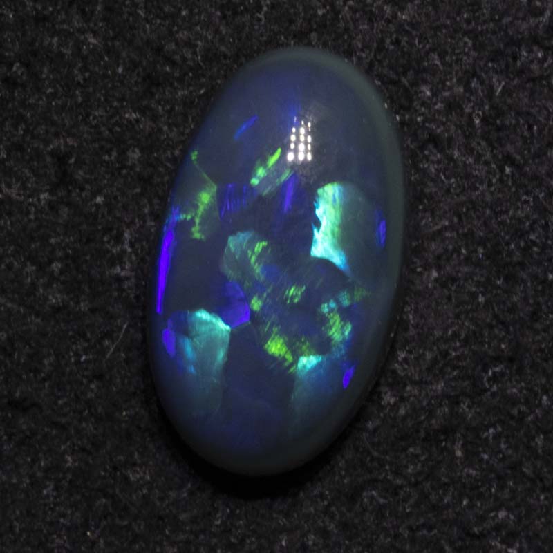 1.18 ct black opal 9.2x5.5x3.6mm