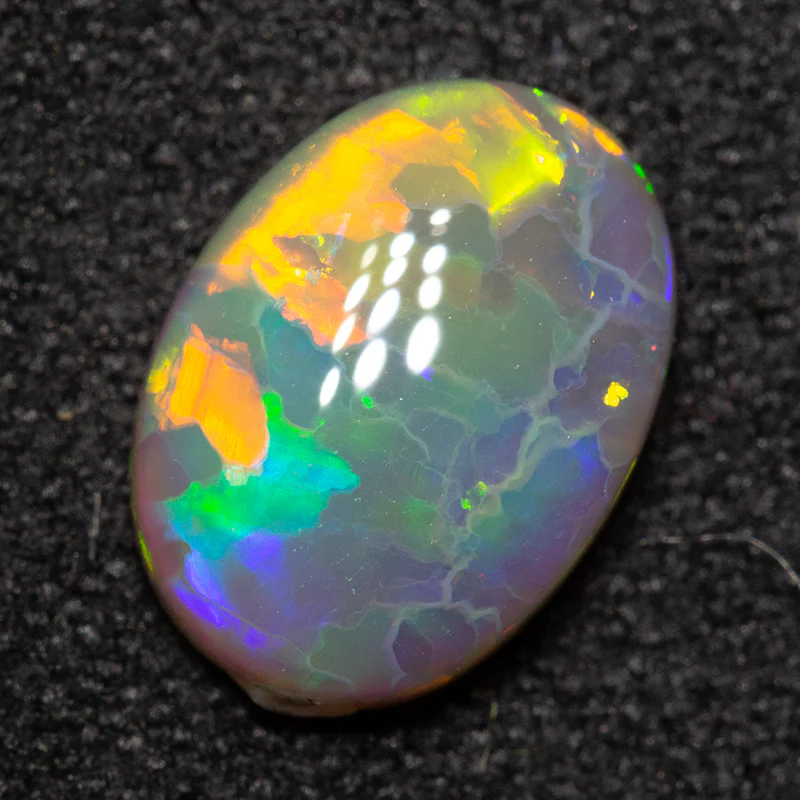 1.19 ct dark opal 9.1x6.7x3.1mm