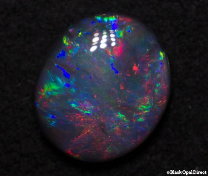 1.20 ct black opal gem 8.5x7x3mm