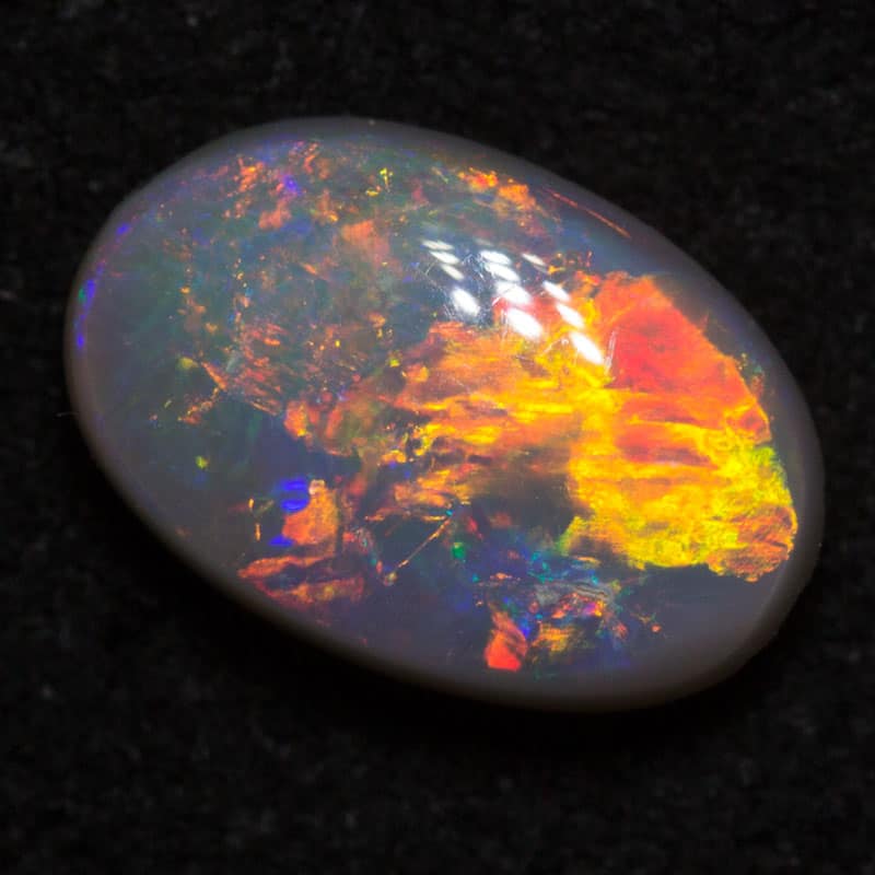 1.20 ct dark opal 9x6x3.5mm