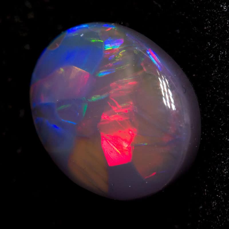 1.20 ct gem black opal 8.3x7x3.1mm