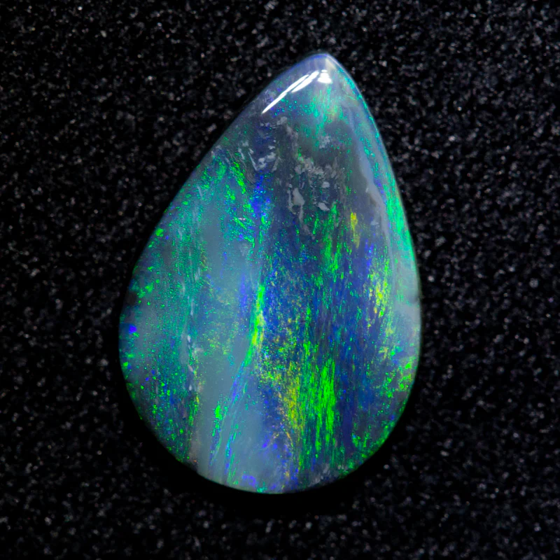 1.21 ct black opal 12.1x8.2x1.8mm