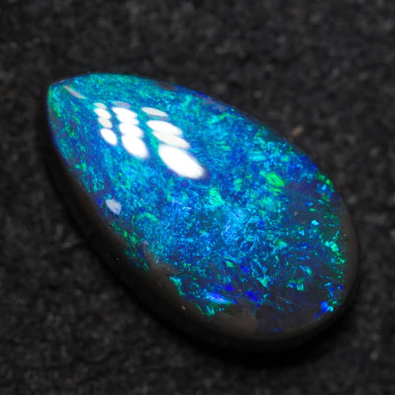 1.22 ct black opal 10x5.9x3mm